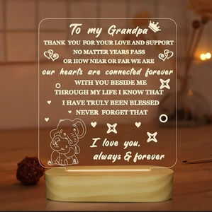 Grandpa 3D LED Light  Present